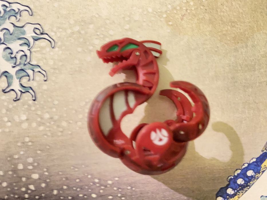 Bakugan wąż czerwony unikat