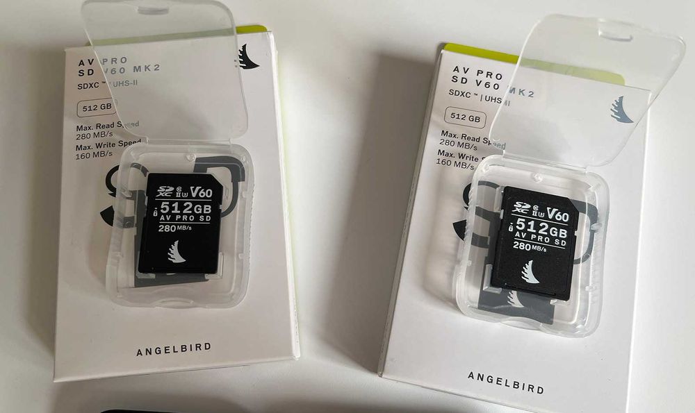 Karty pamięci SD 2x Angelbird AV PRO SD V60 512 gb