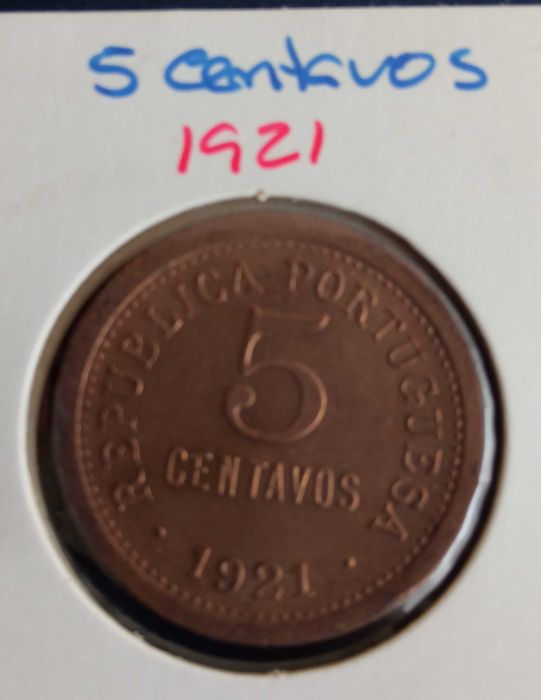 5 centavos 1921 - Soberba64730106265601121