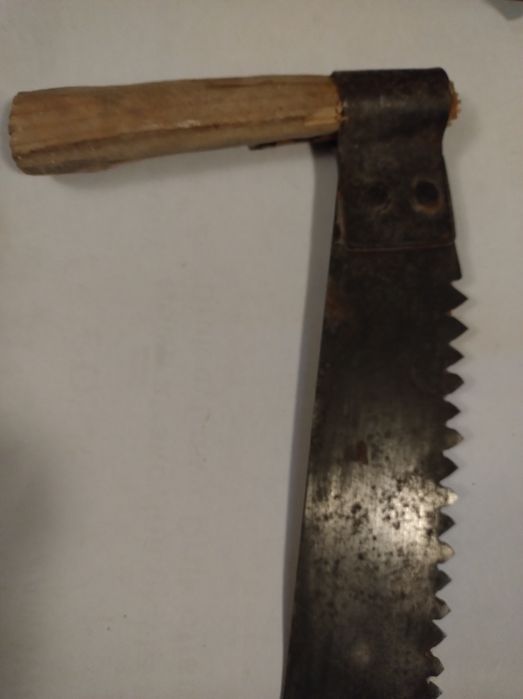 Stara duża piła ręczna "twoja moja"