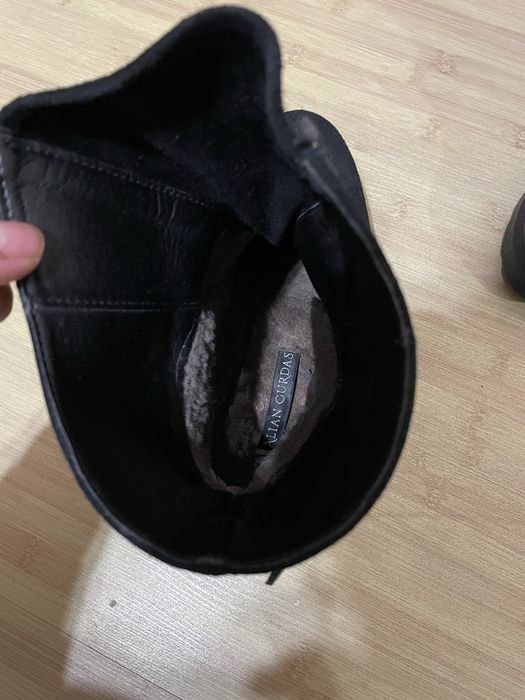 Чоботи зимові alian curdas 38 24.5 см. Чоботи зимові замшеві