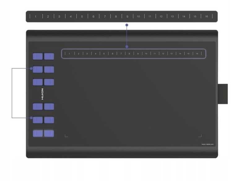 Tablet Graficzny HUION H1060P INSPIROY