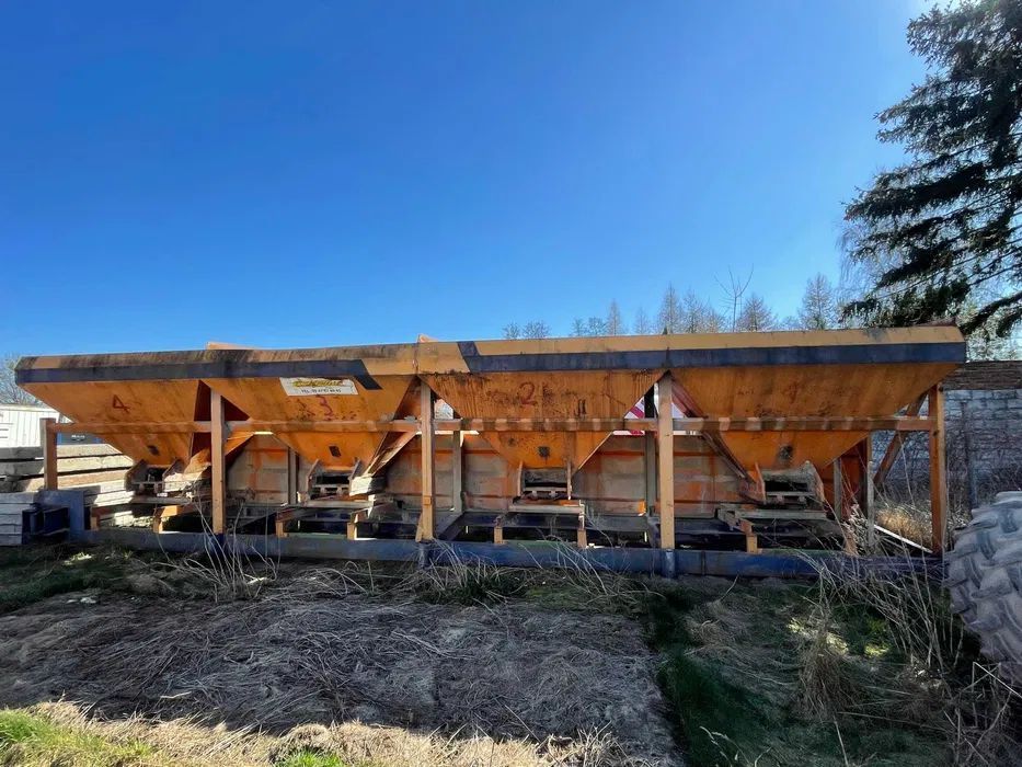 Okazja !!Dozatory, 4x kosze zasypowe do kruszywa ,węzeł betoniarski -likwidacja firmy-