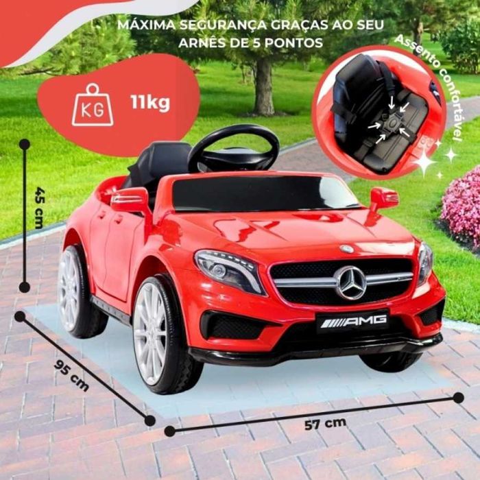 Carro Elétrico Mercedes Infantil – Últimas Unidades Natal
