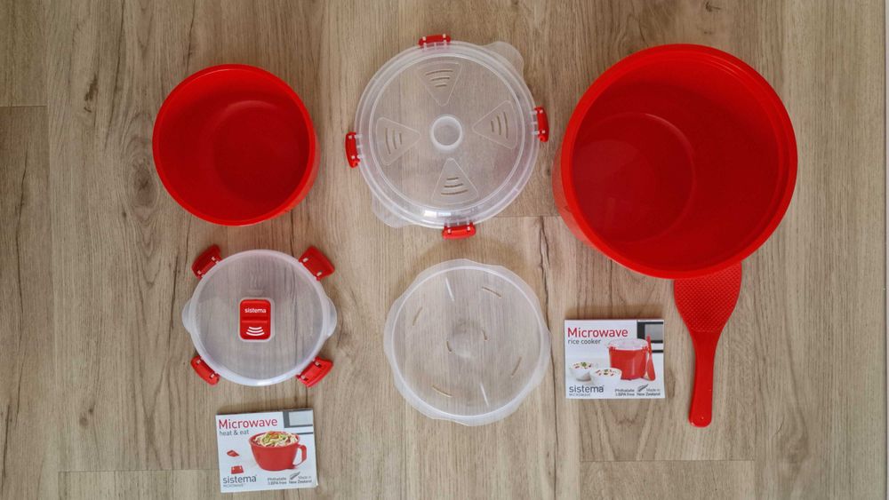 Kit da Sistema para Microondas ( arroz , cuscuz, outros alimentos )