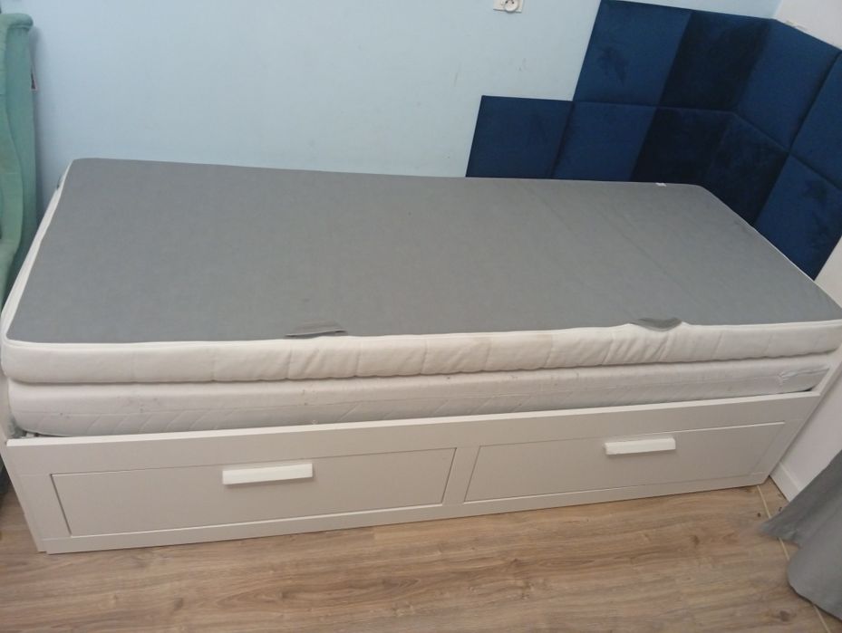 Łóżko Brimnes Ikea 2 materace