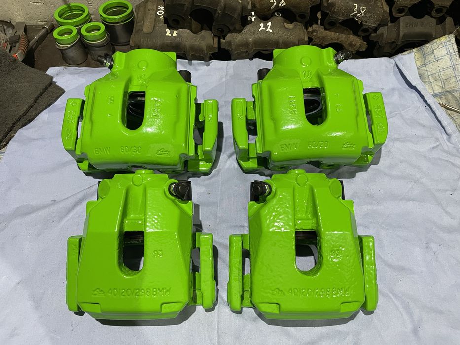 Супорта на BMW  БМВ е34, е32 ,е28, е12 после полной реставрации