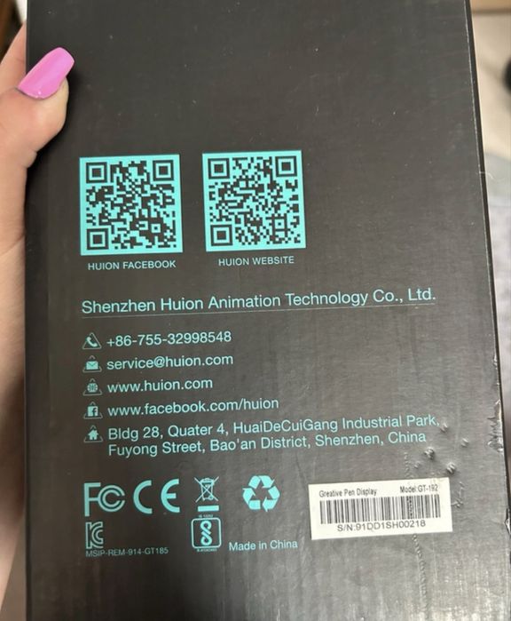 tablet graficzny huion kamvas pro20