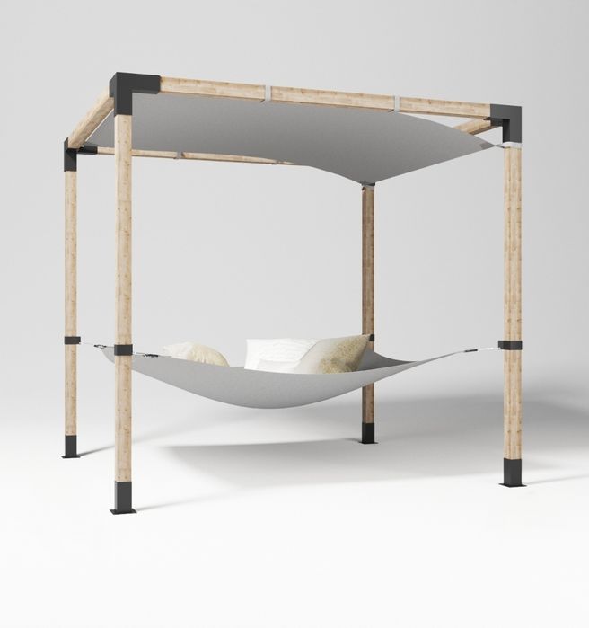 Соединители для бруса под крепление гамака. Альтанка Пергола. Комплект