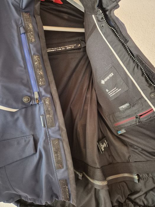 Casaco moto Revit Vertical GTX azul L como novo