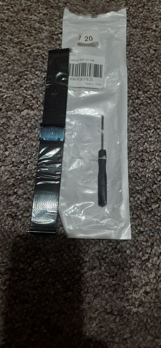 Металевий ремінець для годинника 20 мм