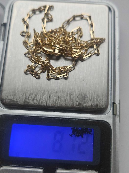 Złoty łańcuszek 585 / 14K – ANKER – 8,12 g – 55 cm - NOWY