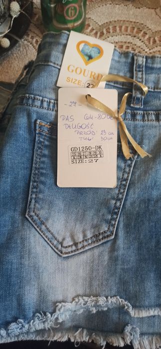 Spodenki jeansowe S M L