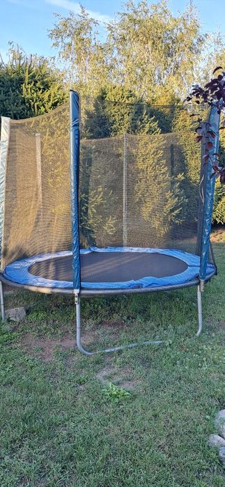 Trampolina z siatką