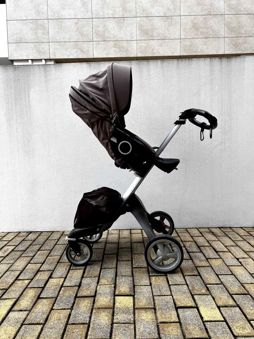 Isofix iZi Go + Carrinho Stokke (castanho)