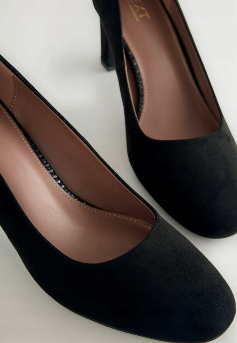 Next 41 Buty Damskie Czarne Czółenka Welurowe Klasyczne T1378