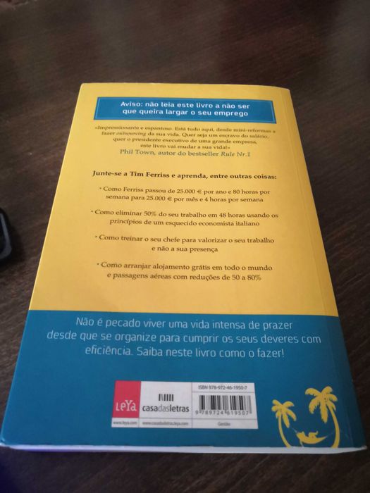 Livro 4 Horas por Semana