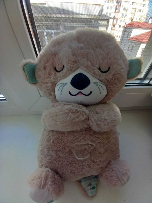 Музыкальная мягкая игрушка Fisher-Price Выдра «Спи со мной» (Дышащая)