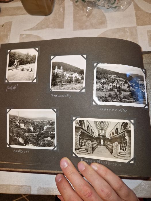 stare niemieckie zdjęcia pocztówki  album