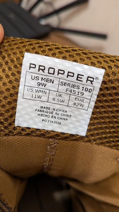 Продам американские Берцы PROPPER с пробегом 1000 м