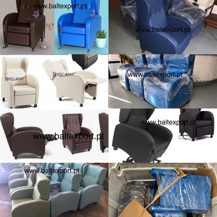 Cadeiras de Escritório Sofás Receção Cadeira Visitante Formação Novas