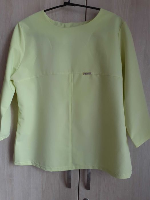 Bluzka limonka 3/4 rękaw 40