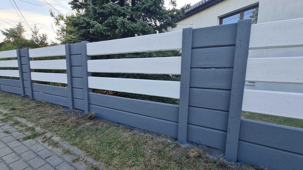 Ogrodzenia Betonowe, Panelowe 3D, Murki oporowe, Bramy z MONTAŻEM