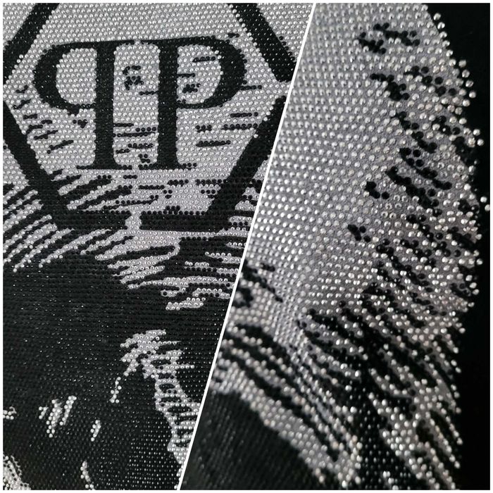 Bluza męska Philipp Plein Skull cyrkonie