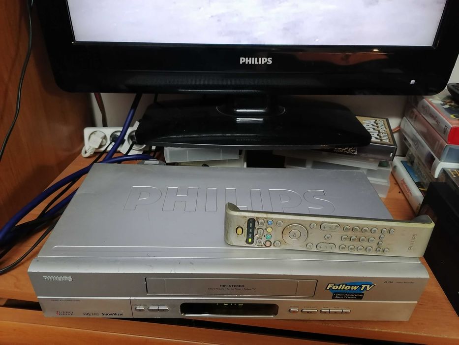 Magnetowid VHS Philips VR750 HI-FI Stereo pilot