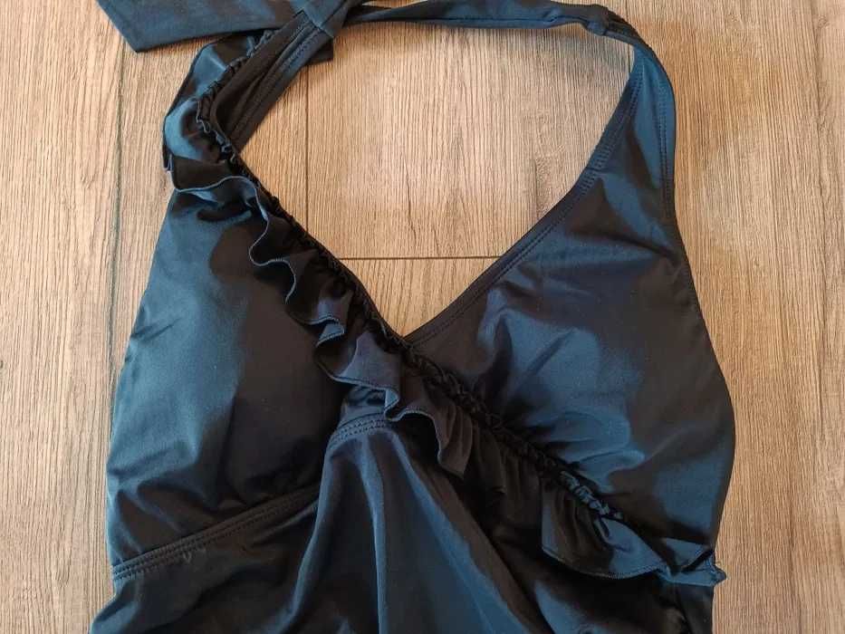Tankini ciążowe 38 M czarny strój kąpielowy dwuczęściowy