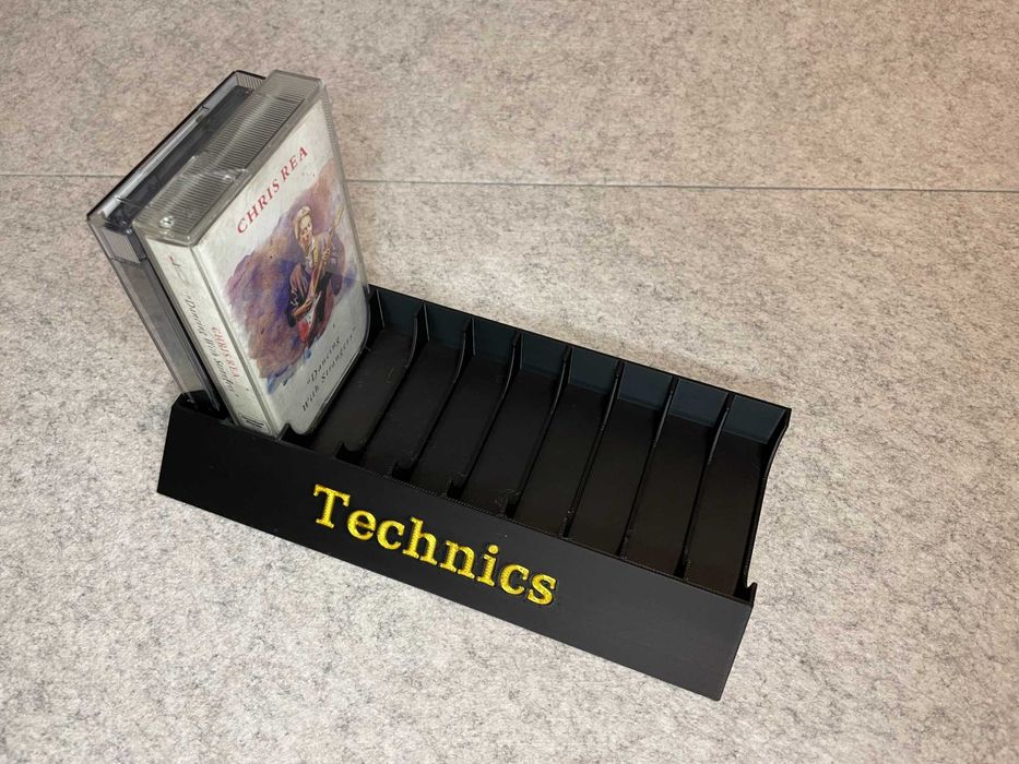 Stojak podstawka na 10 kaset magnetofonowych Technics