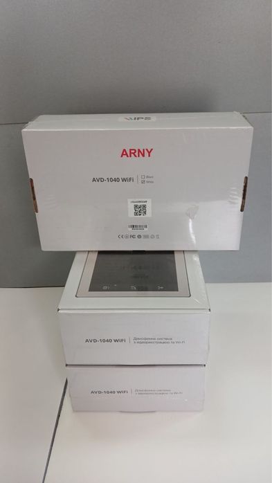 ARNY AVD-1040 WiFi - IP відеодомофон із 10” IPS сенсорним екраном, підтримкою Wi-Fi та Ethernet