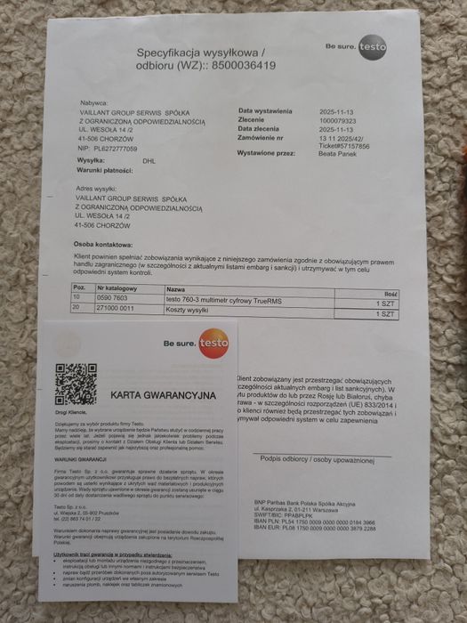 Multimetr Testo 760-3