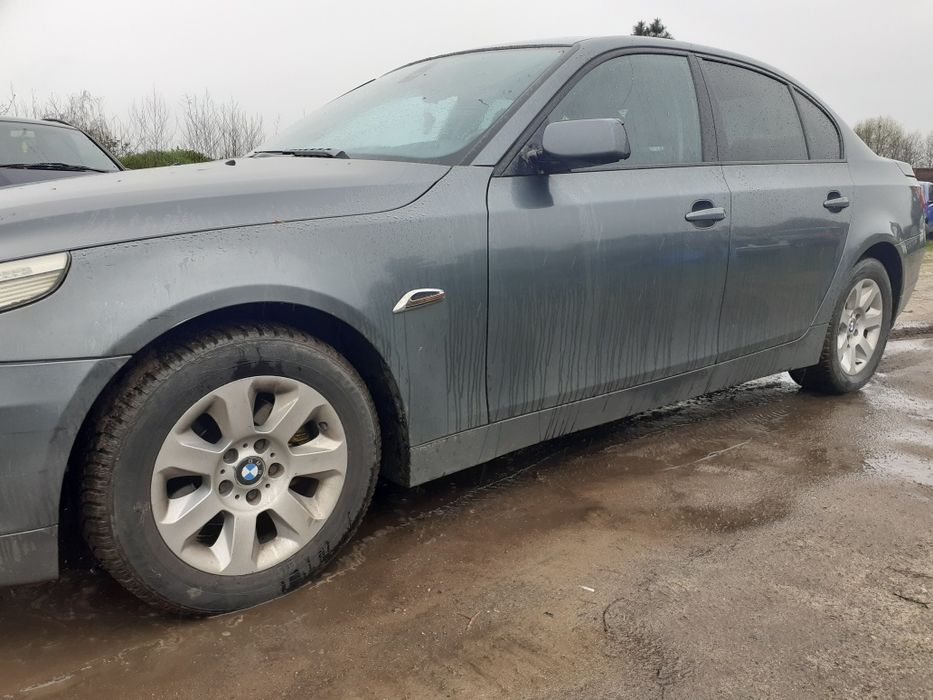 BMW e60 e61 2.2 zderzak maska lampa blotnik drzwi TITANGRAU METALLIC