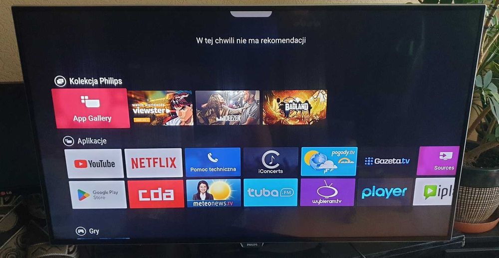 TV Philips 49PUS7170/12 Android Smart TV 4K UHD 3D Pasywne Ambilight  Pilot Nóżki