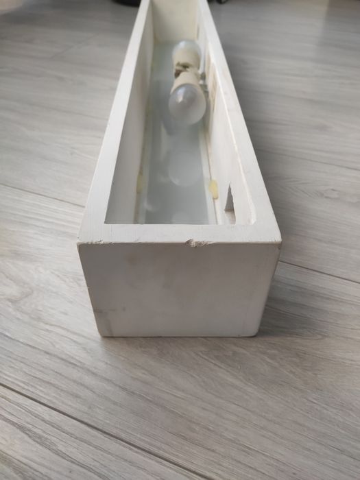 Oprawa gipsowa ścienna Kinkiet 2xE27 do malowania