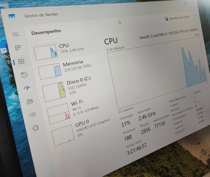 Portátil Lenovo E15 15.6" i5 10Th 16GB RAM 256GB NVME