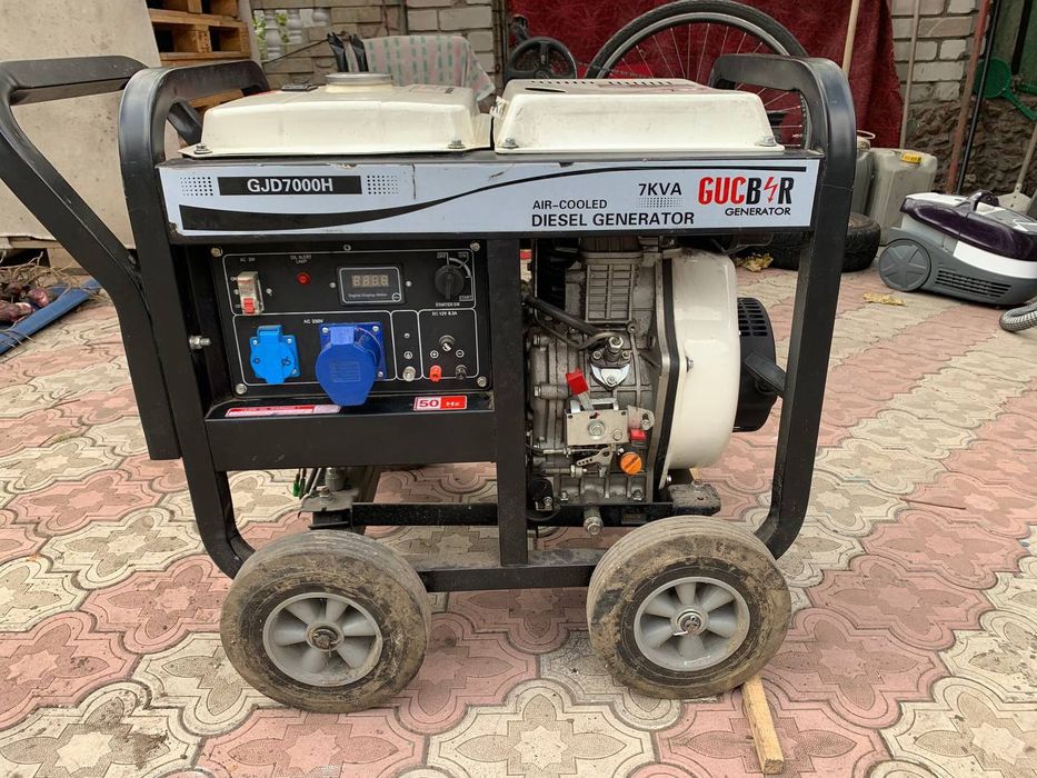 Генератор дизельный 7 кВт Gucbar GJD7000