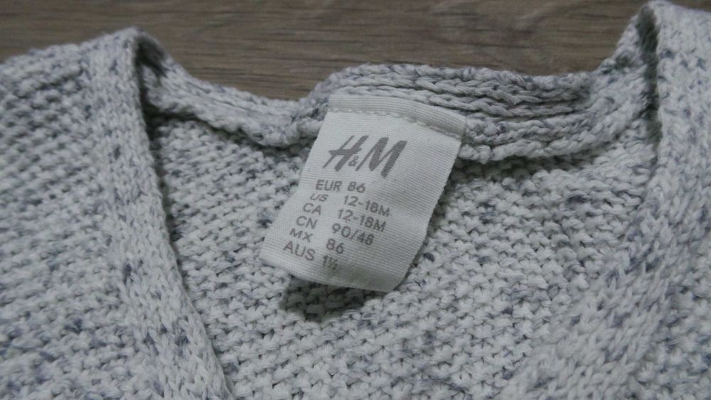 серая куртка кофта детская h&m chicco ido