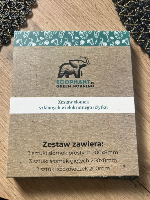 Szkane słomki z szkła borokrzemowego