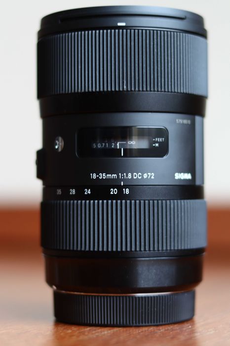Sigma 18-35 mm F1.8 DC HSM Art Canon z gwarancją producenta