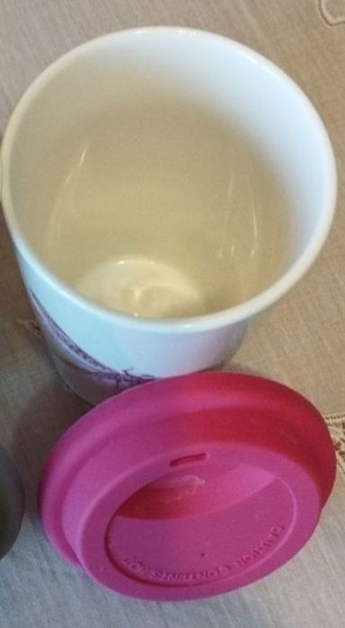 Чашка с термо крышкой, 350 мл