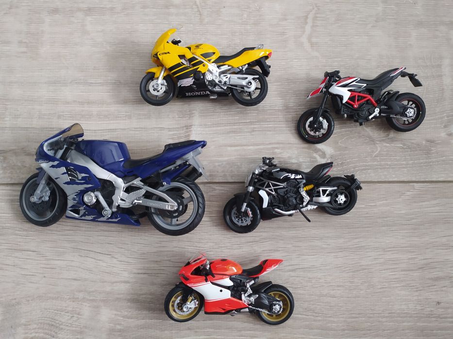 Motocykle 5szt  całość