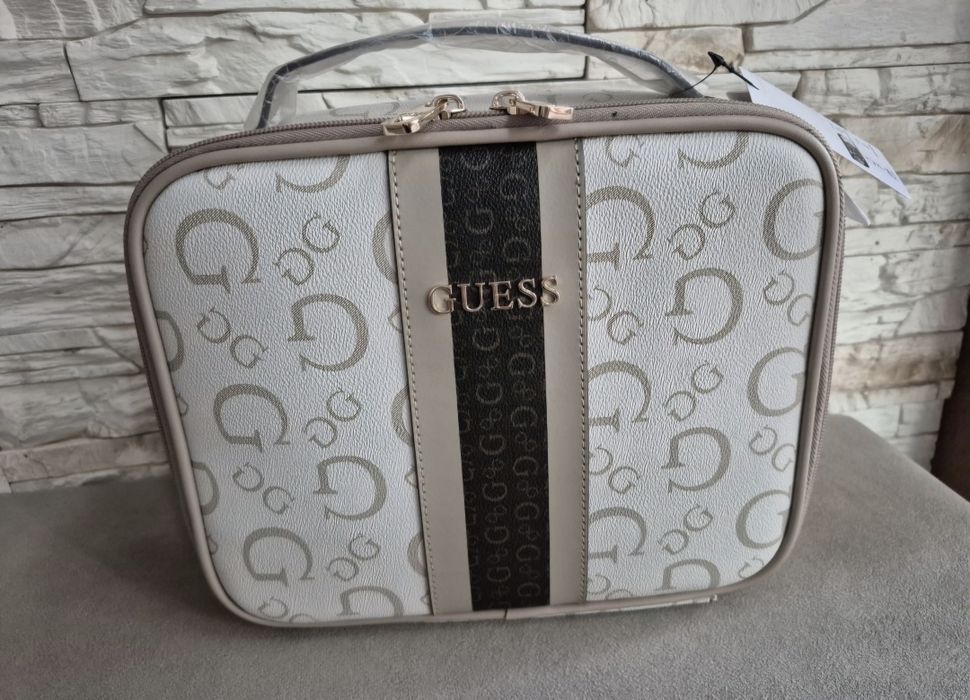 Kosmetyczka Damska Kuferek z organizerem Guess