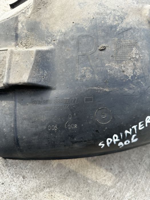 Nadkole Prawe przód kompletne Sprinter 906