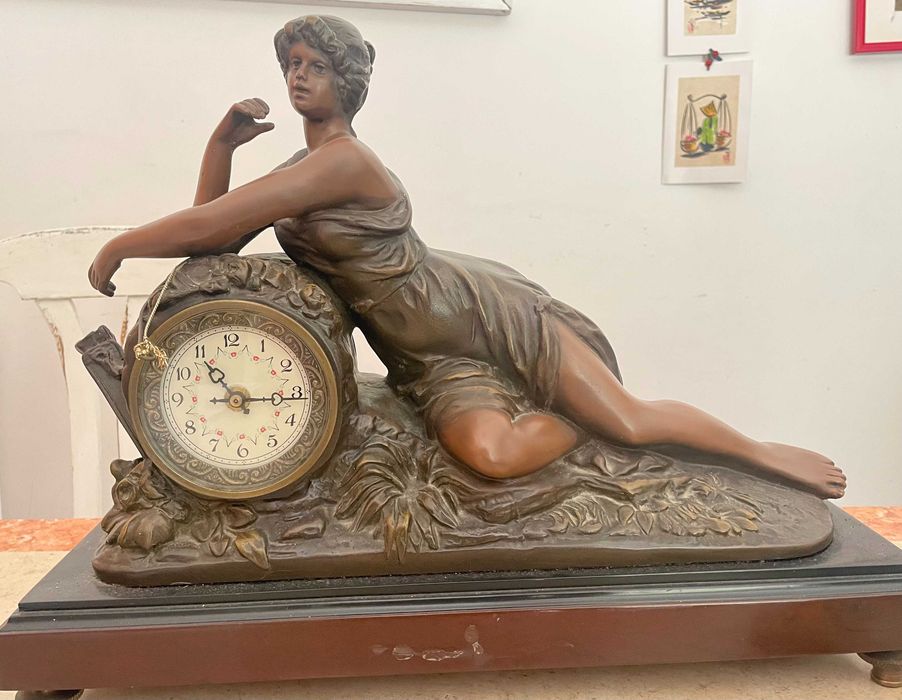 relógio vintage em bronze 10 k de peso