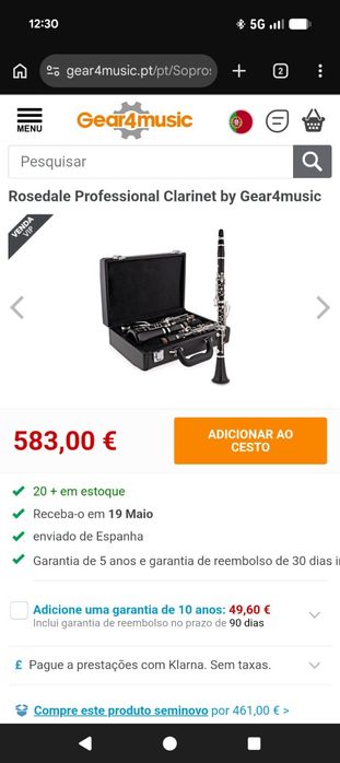 Bb Clarinet Rosadele486860869841070084