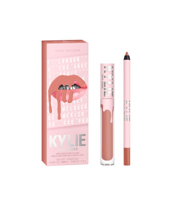 Kylie Jenner zestaw Matowa szminka w płynie i kredka do ust