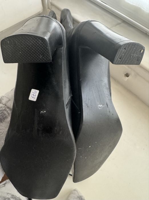 Botas de cano alto pretas