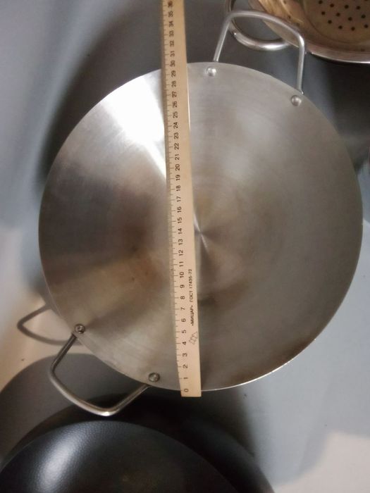 Сковородка сковорода Большая 5 литров,Друшлаг сито для муки Новые